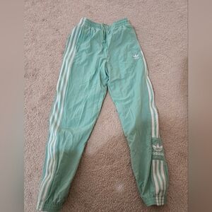 Like New Adidas Turquoise Track Pants